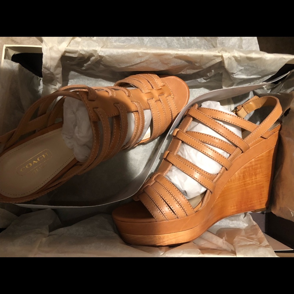 Coach wedges